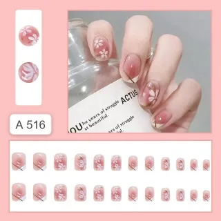 24 Pcs Multi Design Fake Nails 